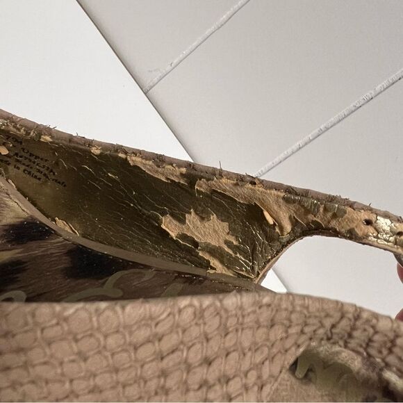 🚨4/$25 Sam Edelman Evelyn Slingback Peep Toe Pumps Size 7 - Picture 6 of 8